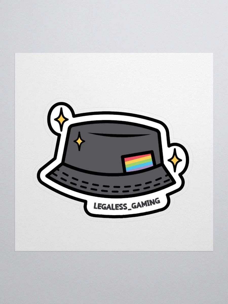 Pride Bucket Hat Sticker product image (3)