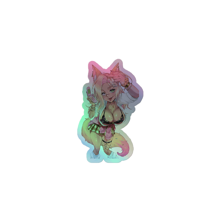 GyaRisi Sass Holographic sticker product image (1)
