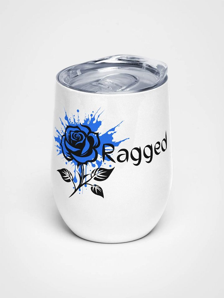 Ragged Rose Blue Wine Tumbler product image (1)