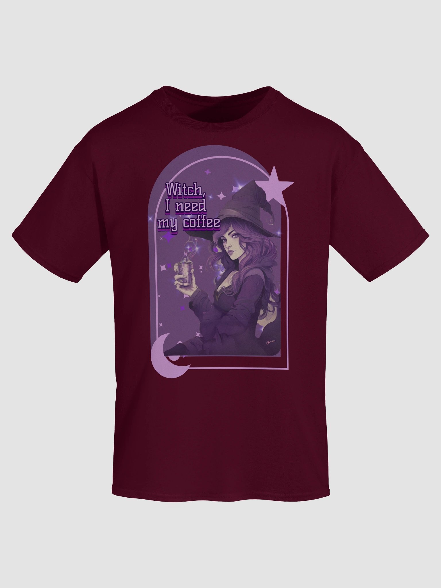 Mystical Witch's Coffee heavy weight Tee product image (76)