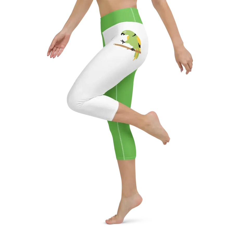 Copy of Copy of Fish Flexi Capri Yoga Leggings – 90s Vibes, Ultimate Comfort! product image (5)