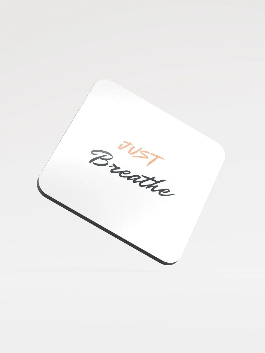 JUST Breathe Cork Coaster product image (1)
