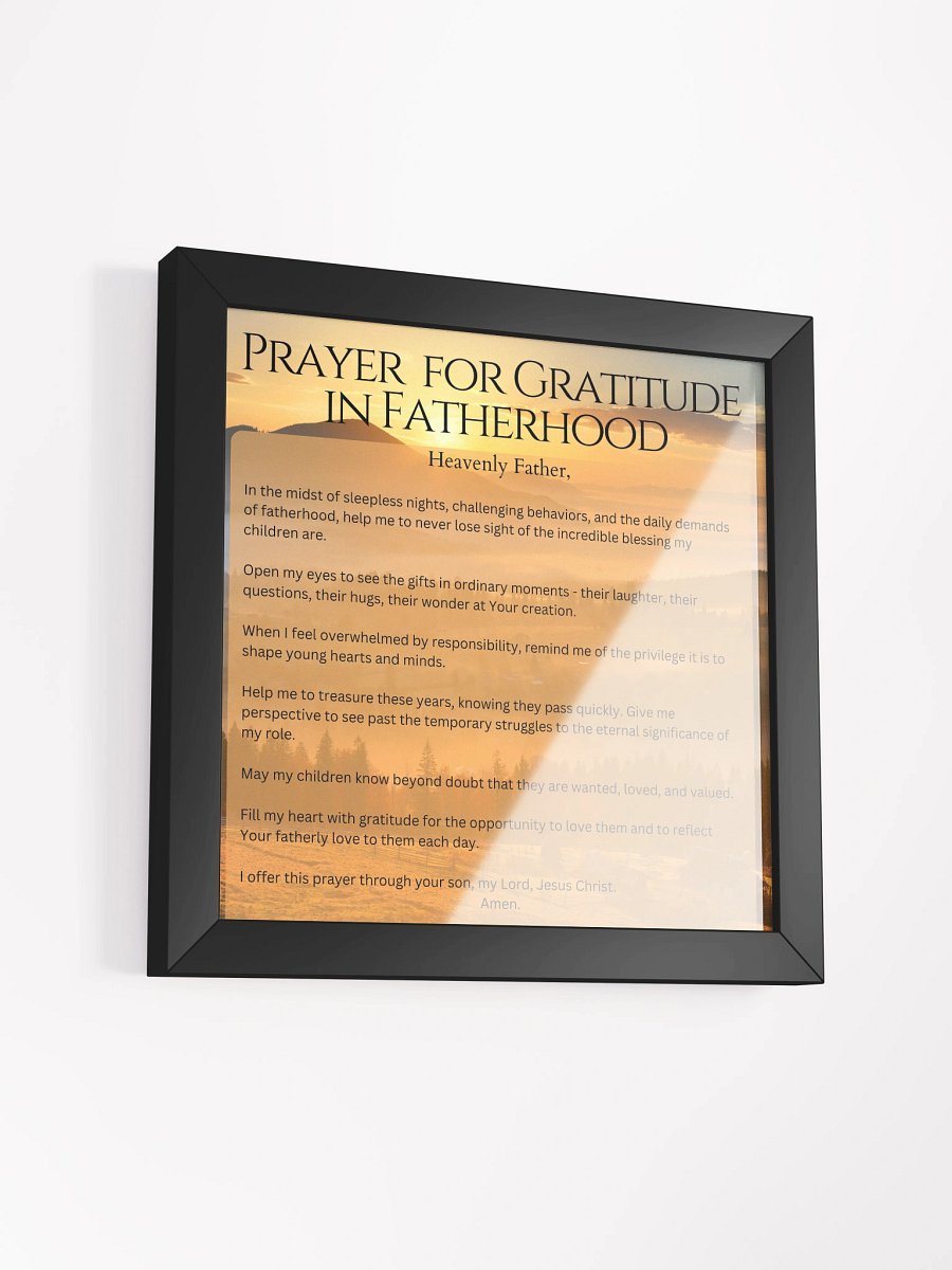 Prayer for Gratitude in Fatherhood - Square product image (37)