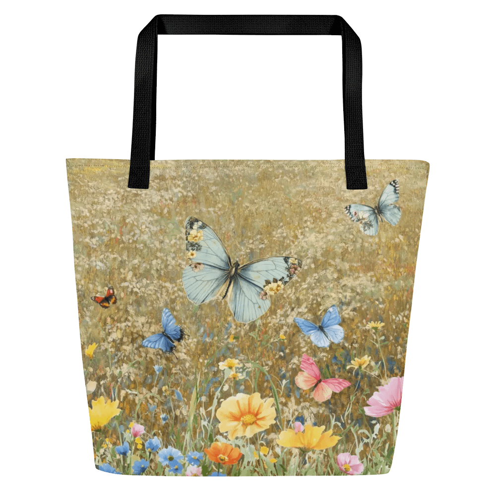 "Pure Worship" 2025 Convention | Gold Butterfly Fields Tote Bag product image (2)