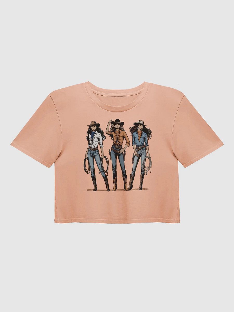 Three Wild West Women with Lasso Crop Top product image (1)
