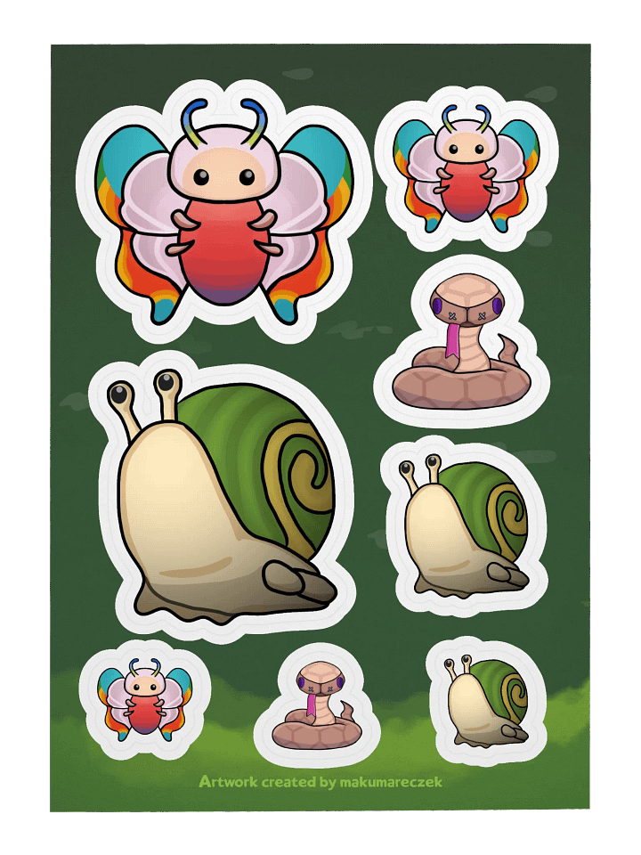 Palia Plushies Set - Kiss Cut Sticker Sheet product image (1)