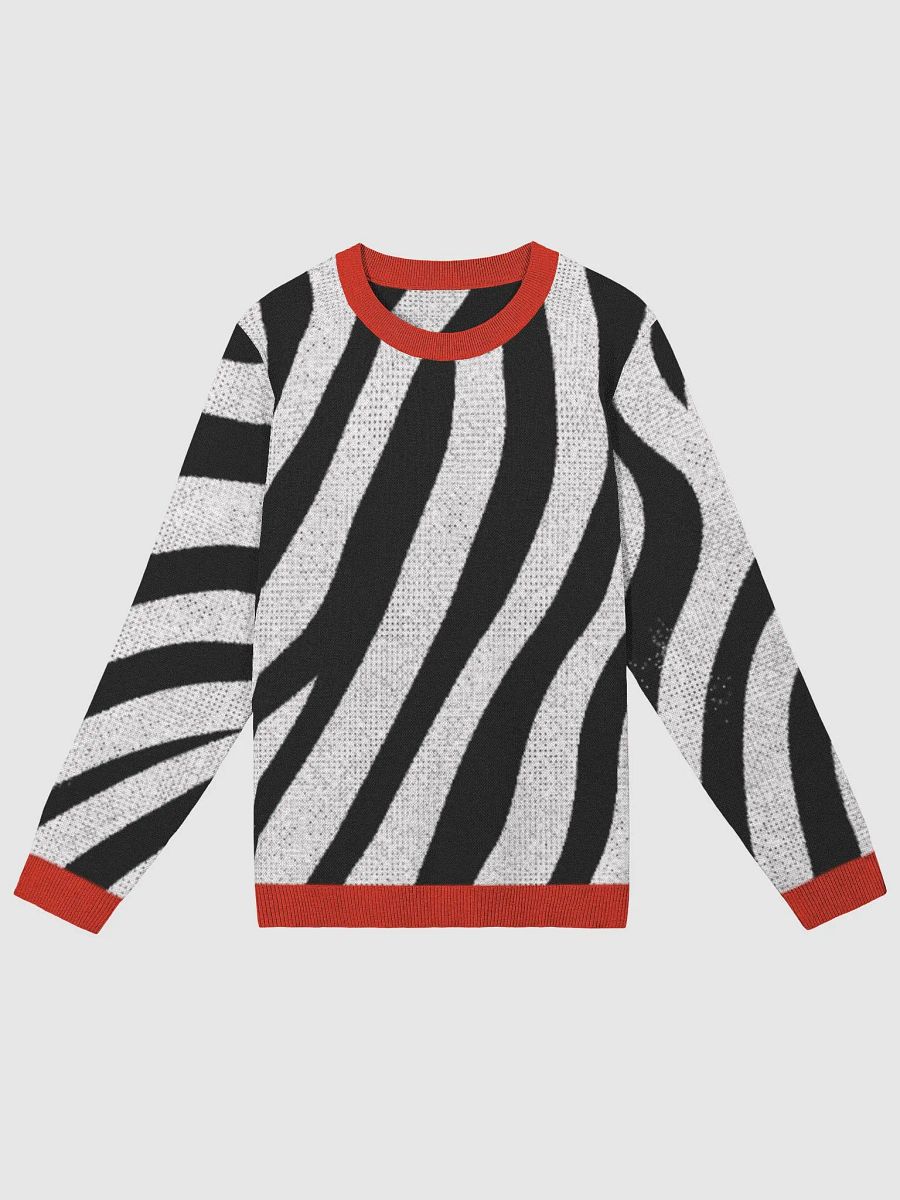 Animal Print Jacquard Knitted Crewneck Jumper product image (1)
