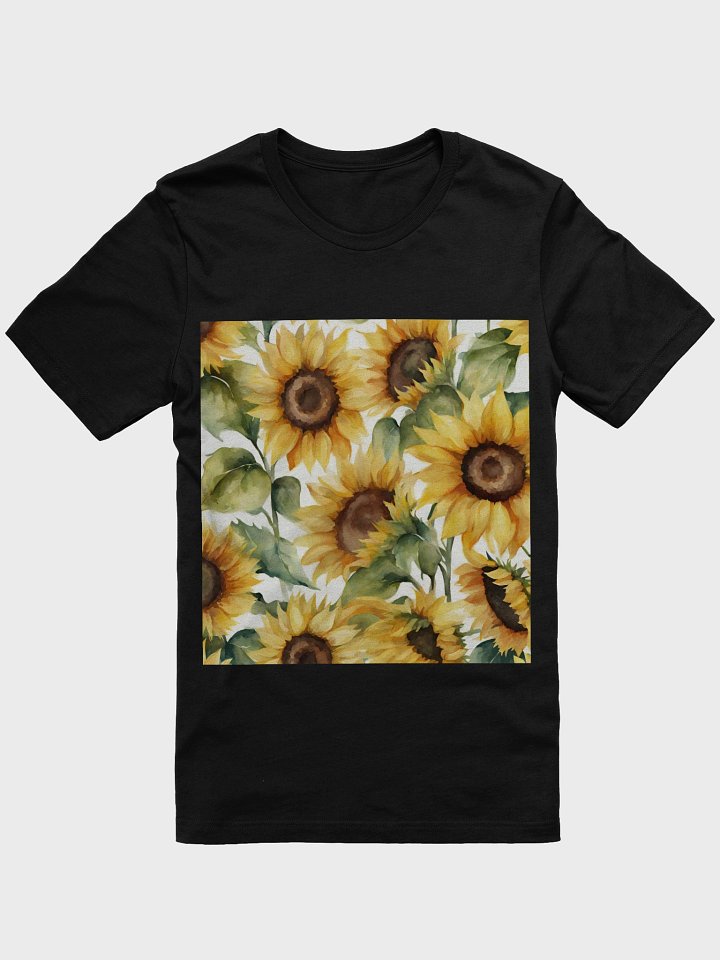 Vibrant Sunflower Watercolor T-Shirt product image (1)