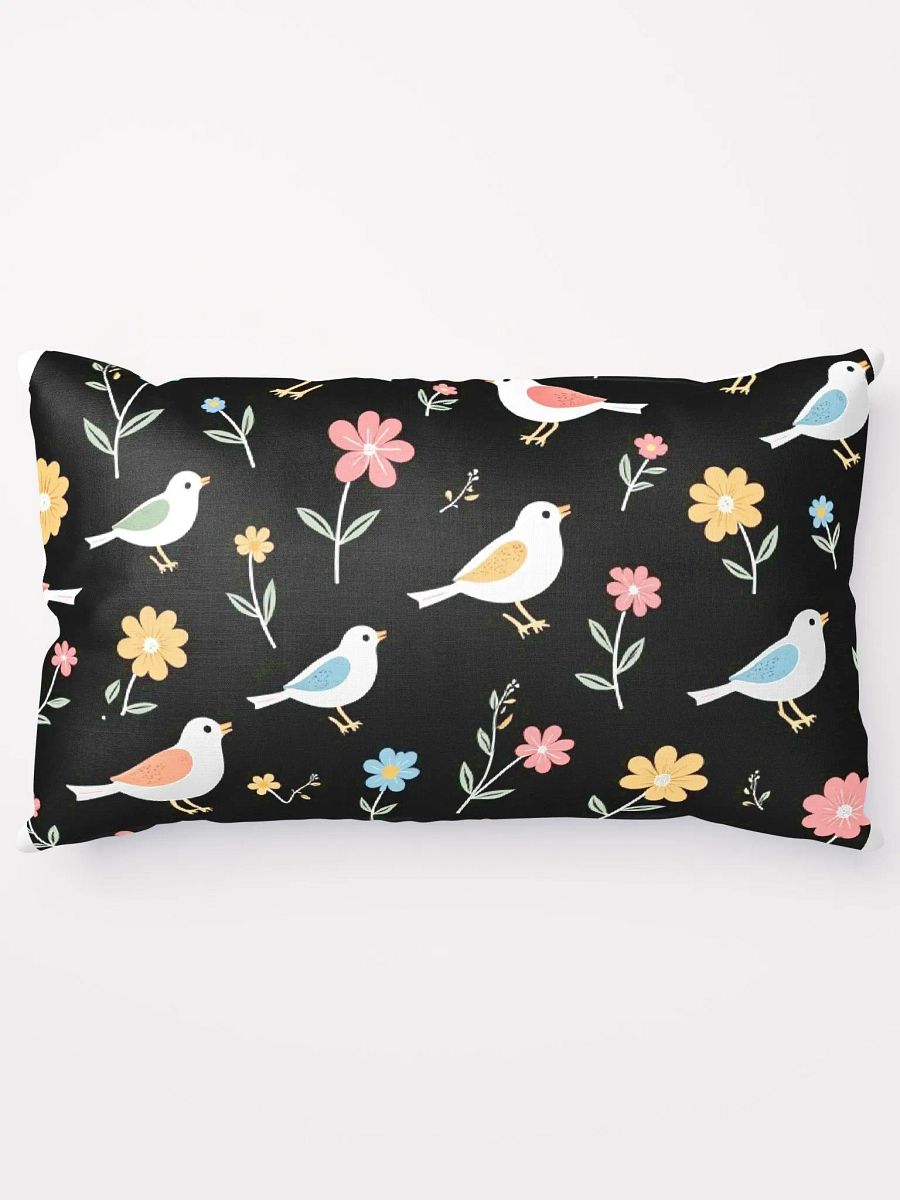 Whimsical Bird and Flower All-Over Print Pillow product image (12)