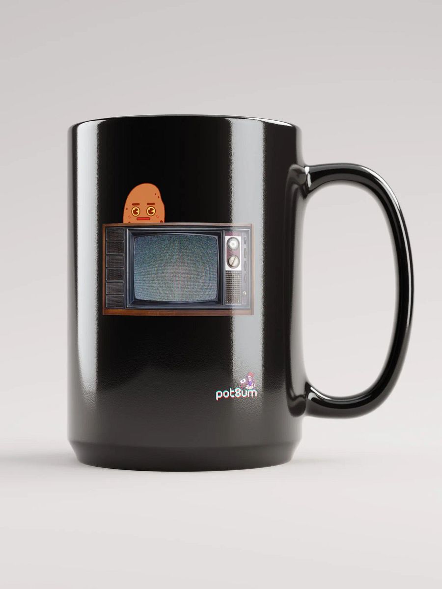 TATERVISION black glossy mug product image (5)