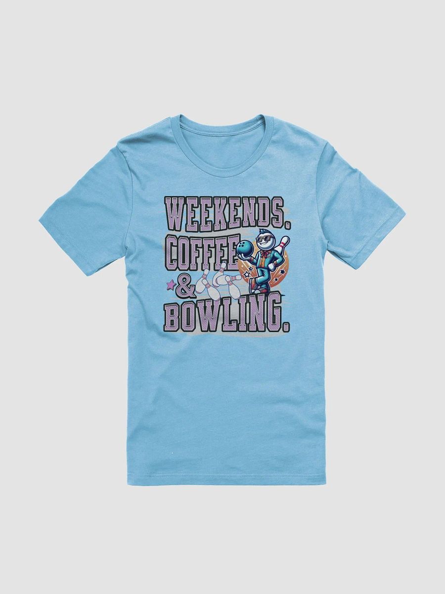 Weekends Coffee And Bowling Vibes Retro T-Shirt product image (37)
