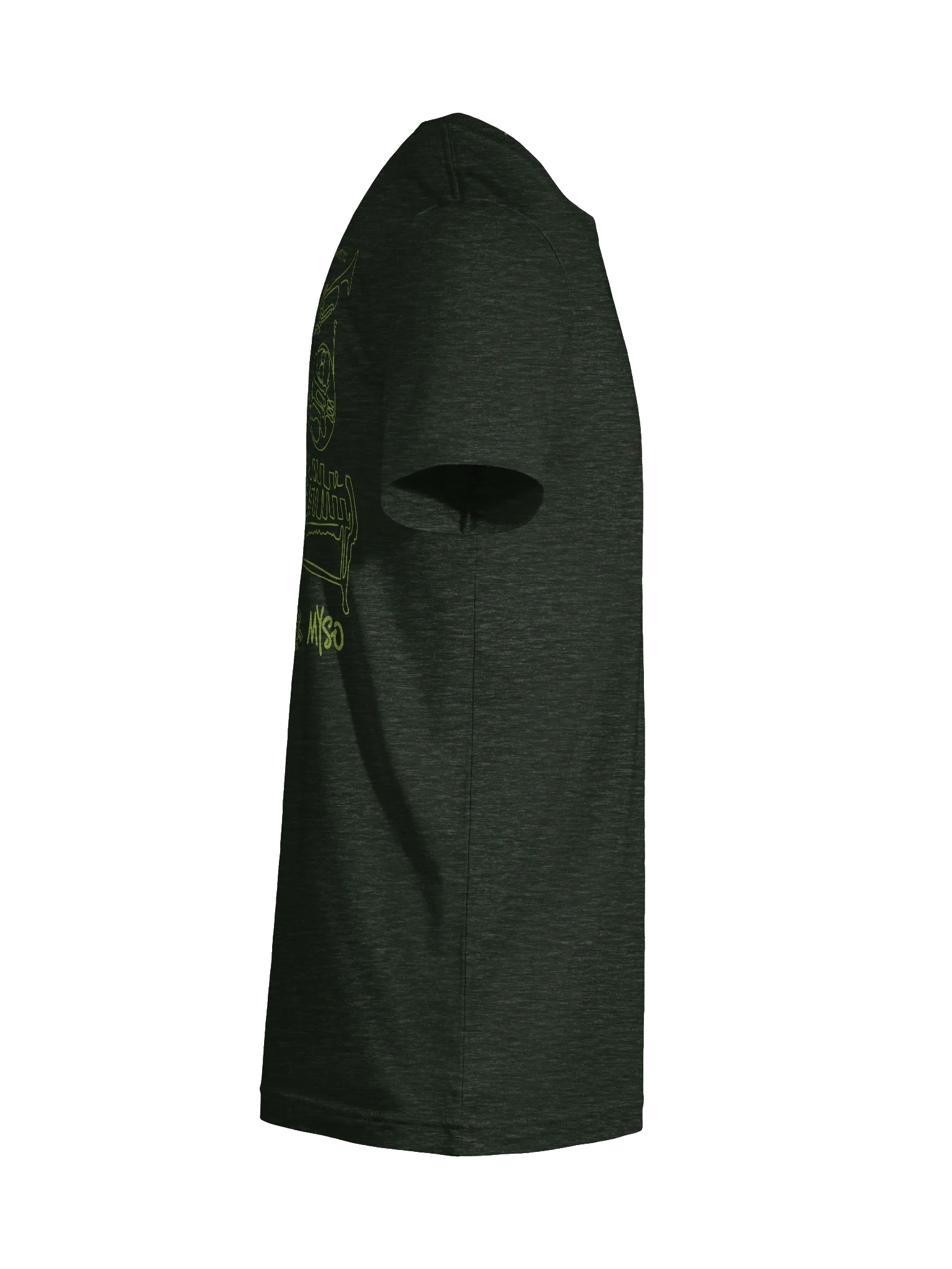 MYSO Adult Green Instrument T-shirt product image (12)