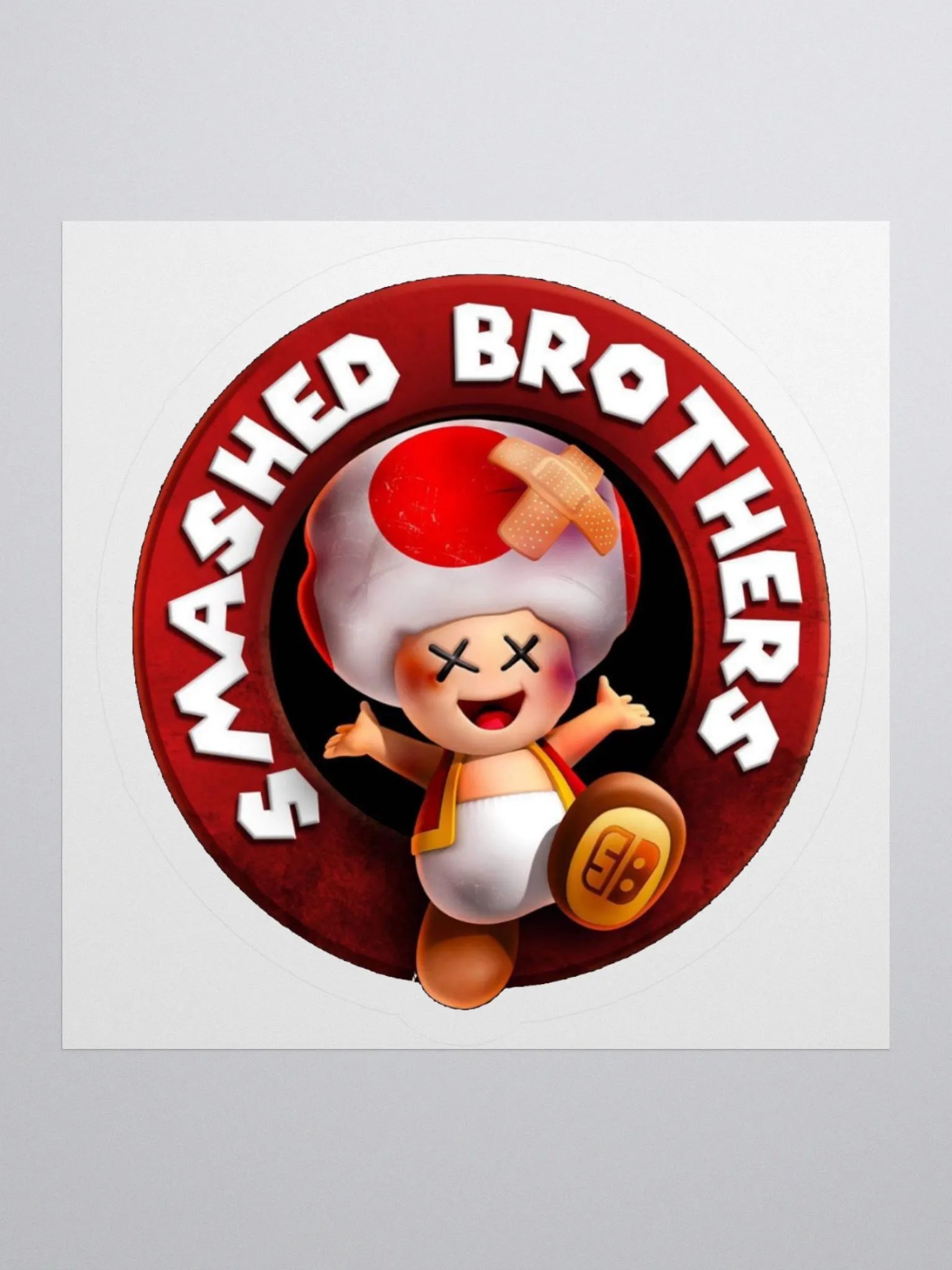 Smashed Brothers Toad Slap Sticker product image (1)