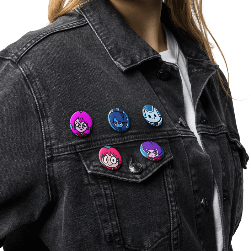 Shiver and Frostbite Pin Buttons Set product image (10)