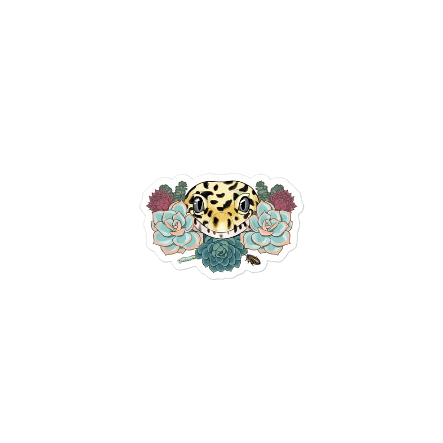 Die Cut Leopard Gecko Fridge Magnet product image (2)