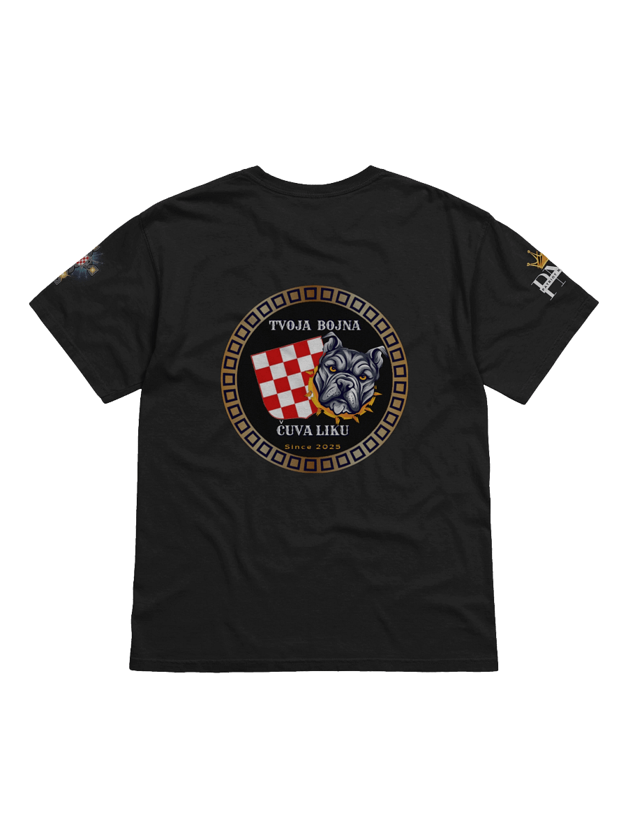 Cro Bulldog Emblem Tvoja Bojna čuva liku T-Shirt product image (5)