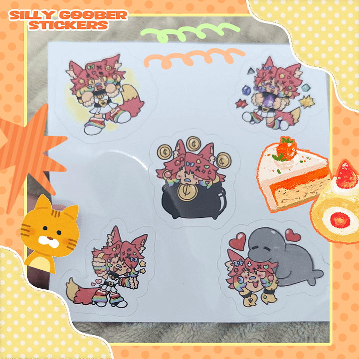 🌈 silly goober stickers 🌈 product image (1)