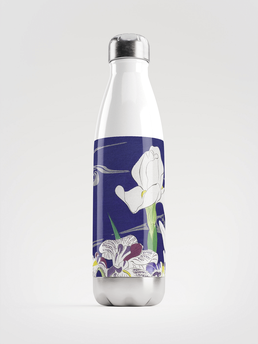 Japanese Iris. 17oz. Stainless Steel Water Bottle product image (1)