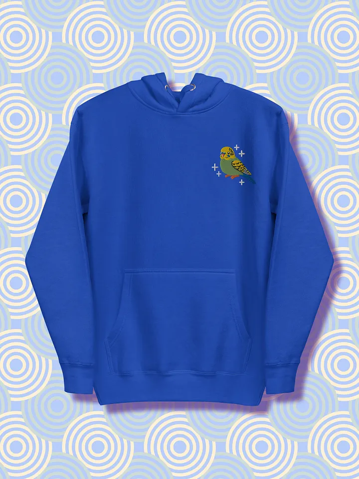 Whimsical Budgie Bliss Hoodie product image (1)