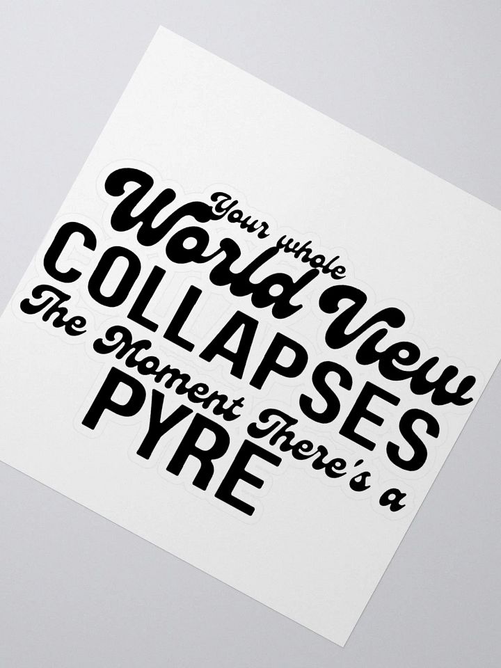 Whole world view set on fire product image (2)