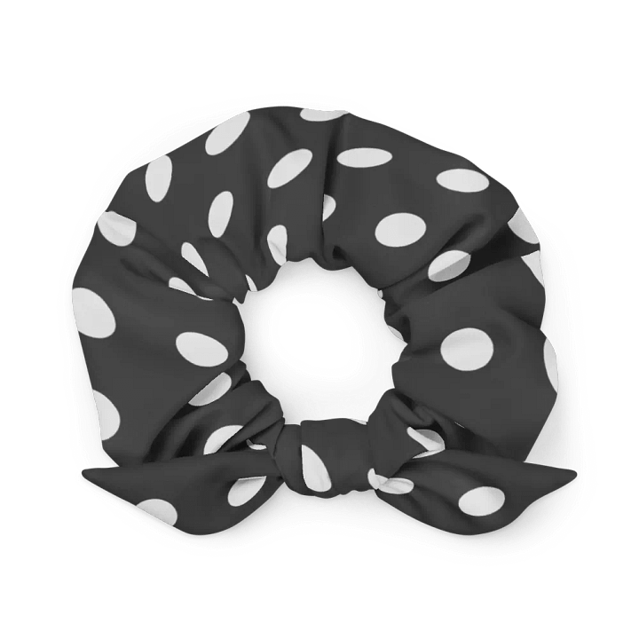 Polka Dot Bow Scrunchie product image (1)