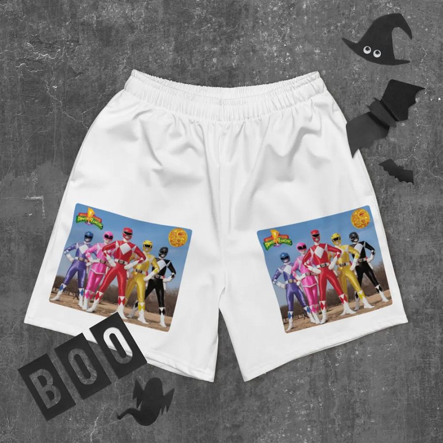 Mighty Morphin Power Rangers All-Over Athletic Shorts product image (12)