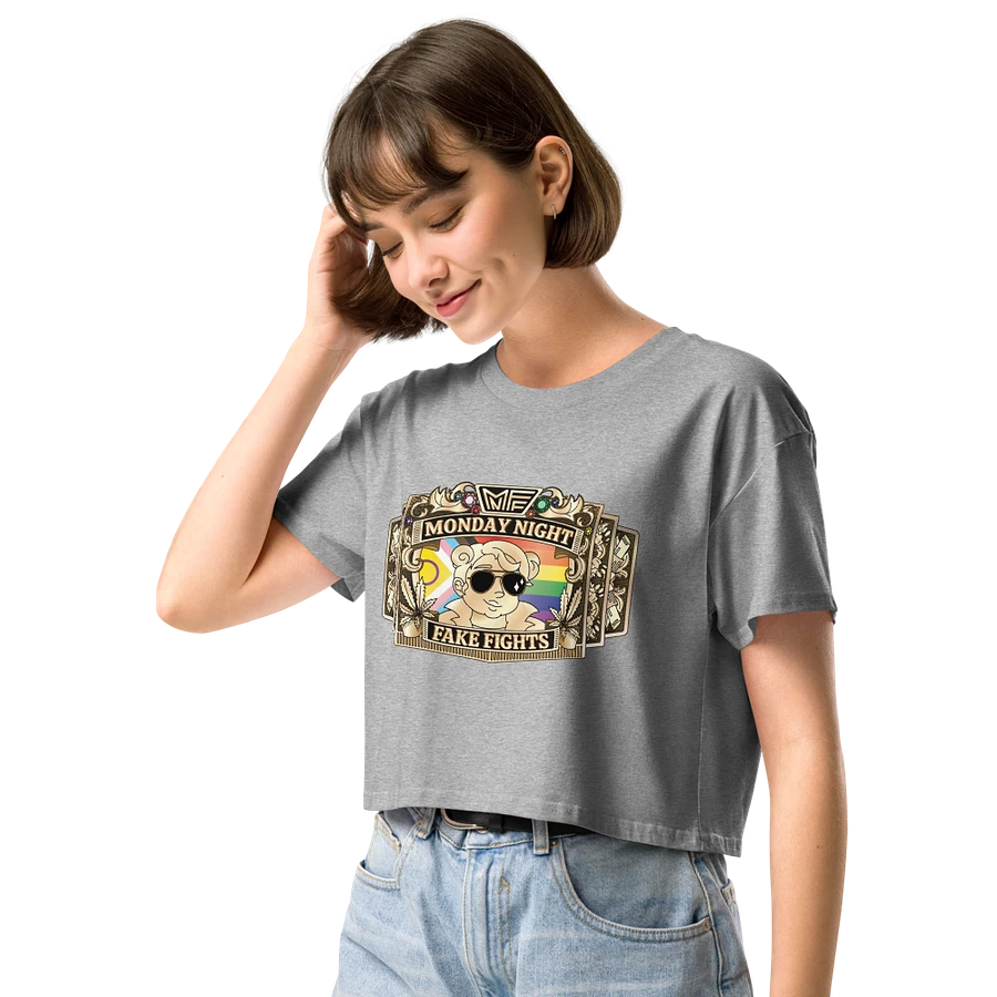 MNFF CHamp Belt Full Color Crop Top T-shirt product image (84)