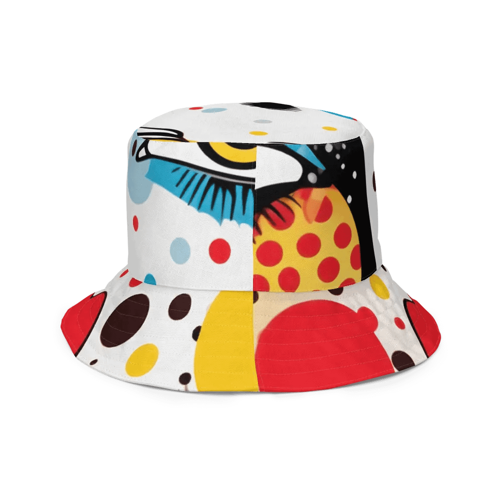 Pop Art Glam | California, Los Angeles Reversible Bucket Hat product image (11)