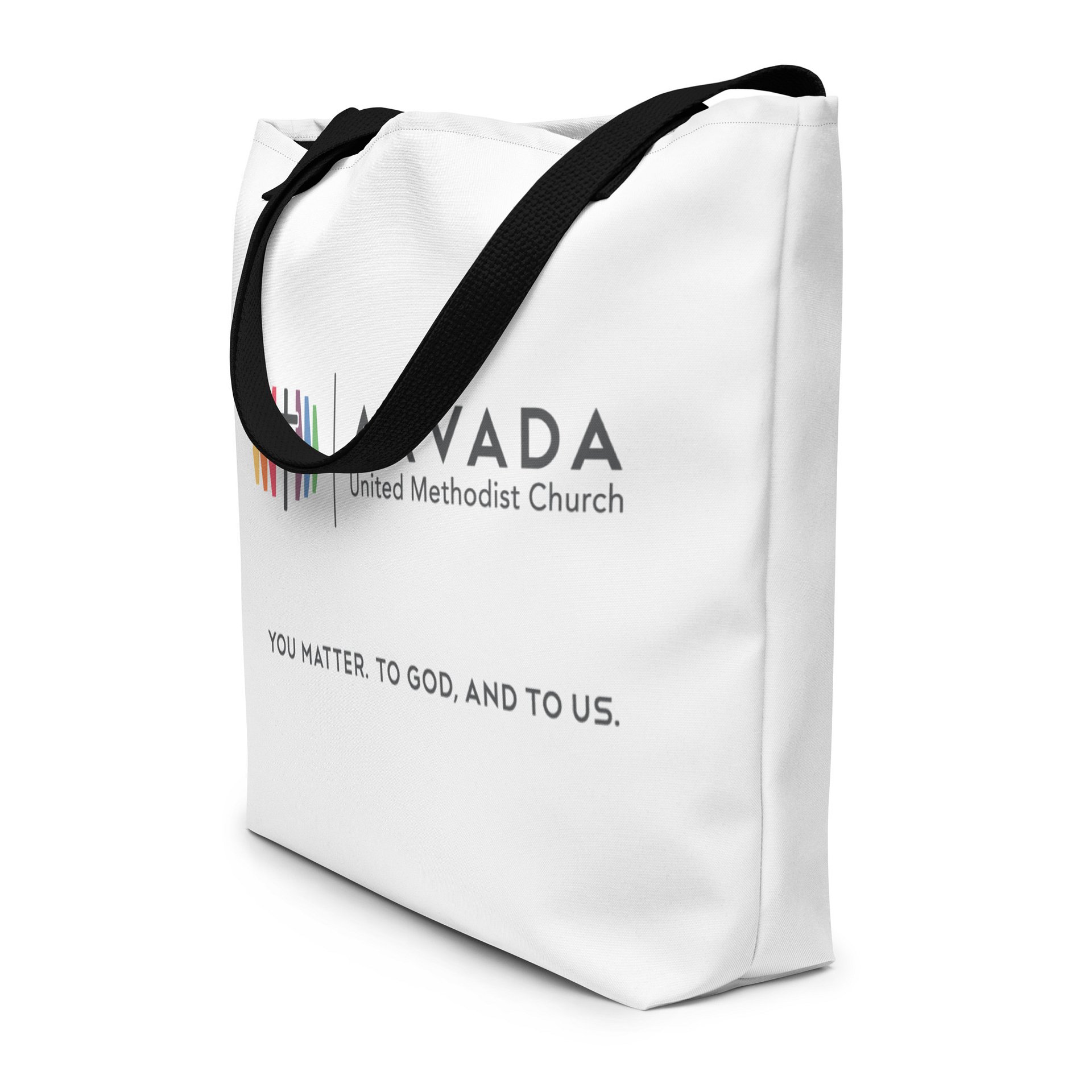 AUMC Logo and Mission Tag Tote Bag product image (3)