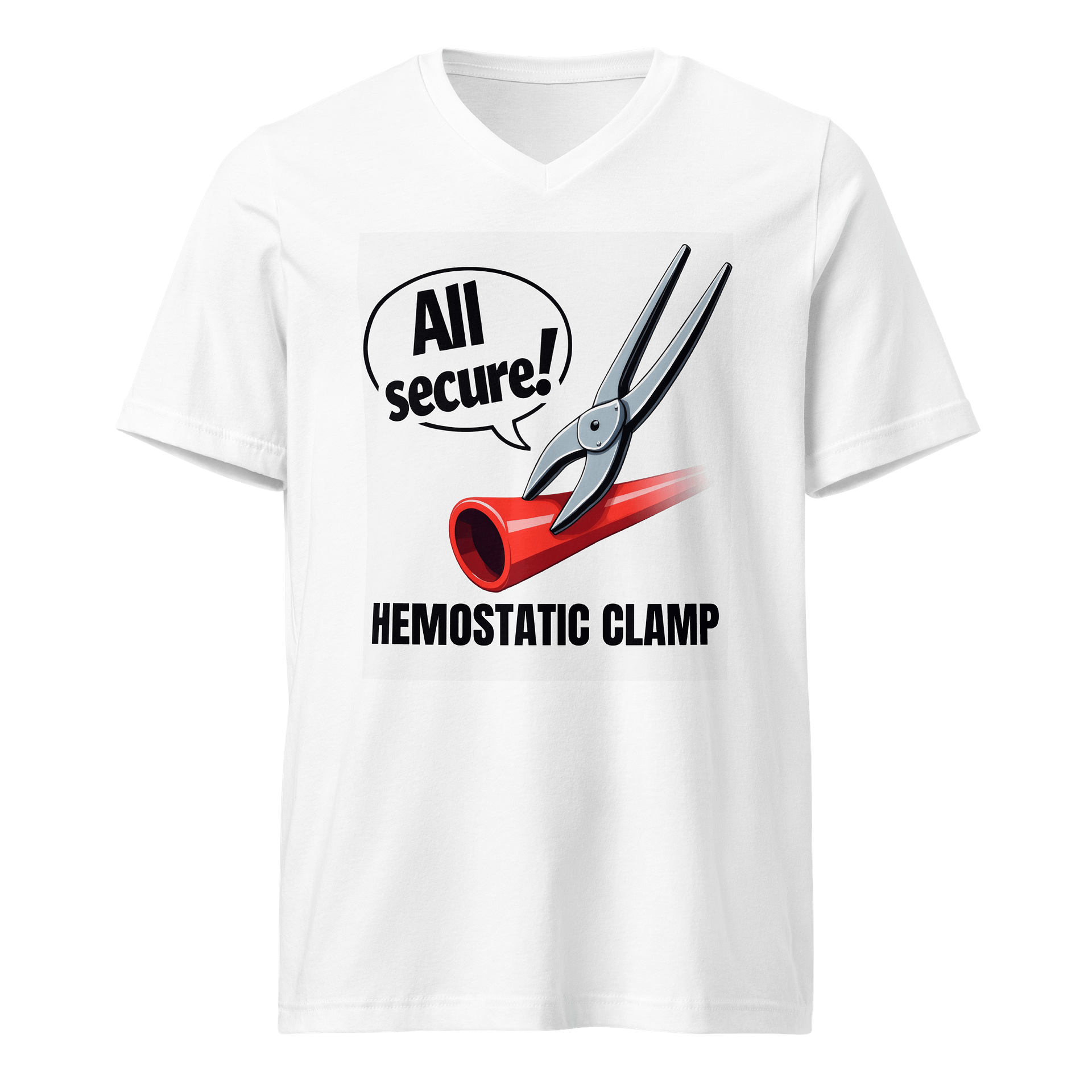 Secure Comfort Hemostatic Clamp T-Shirt product image (1)