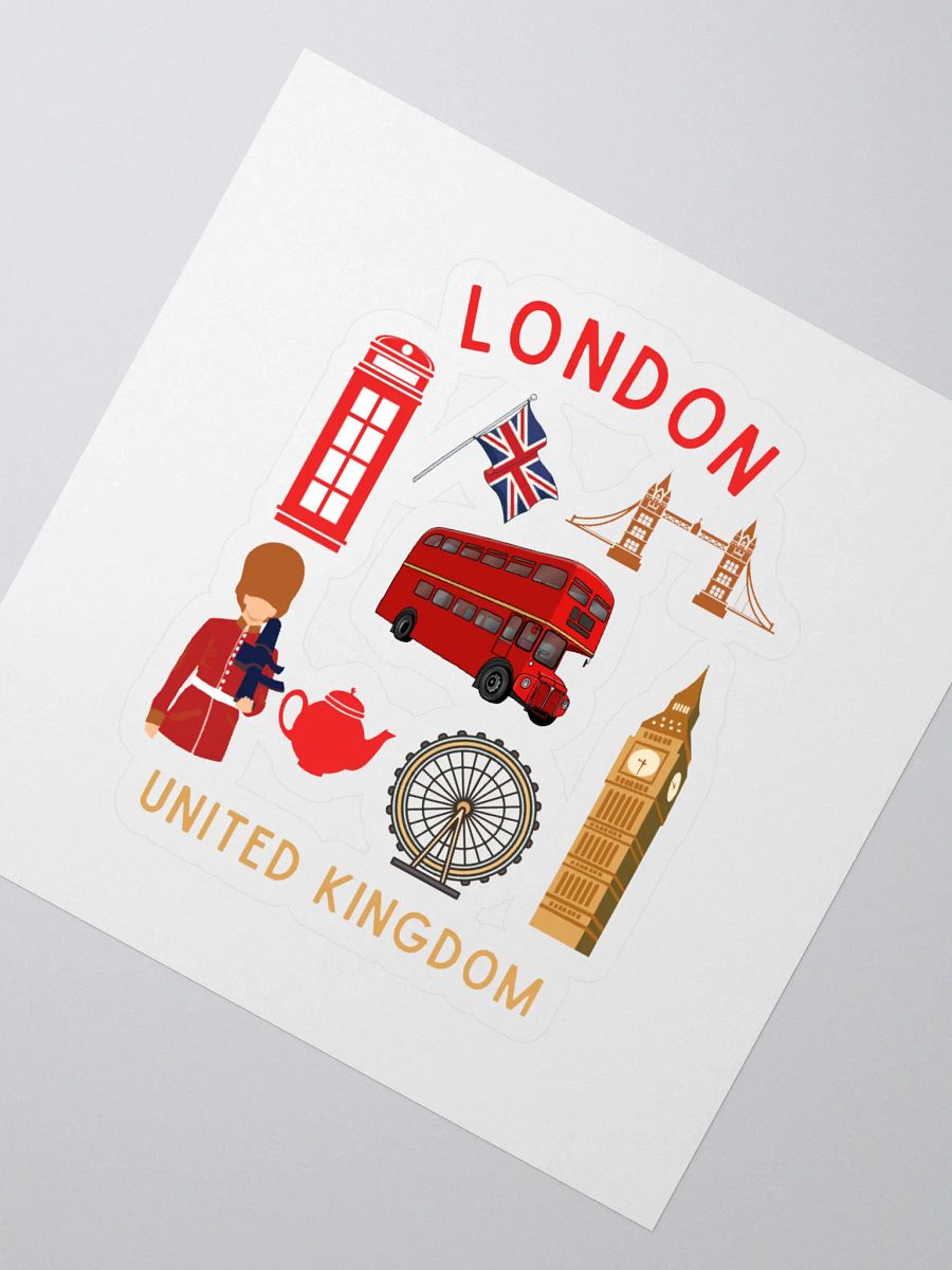 London's Iconic Landmarks Traveler Sticker product image (2)