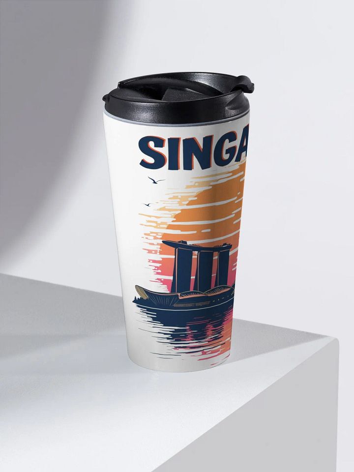 Sunset Skyline Singapore Stainless Steel Travel Mug product image (2)