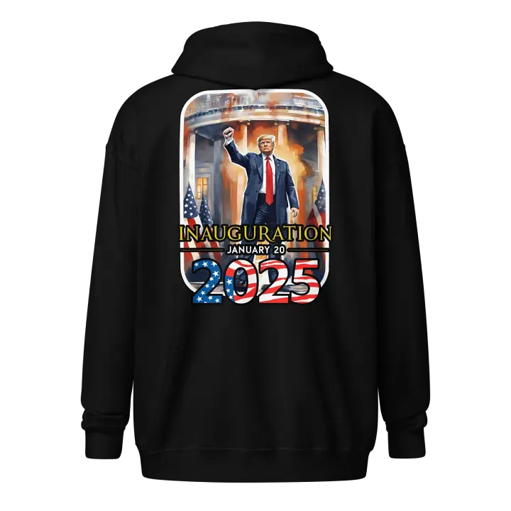 Zip Hoodie: Trump, Inauguration 2025 product image (2)
