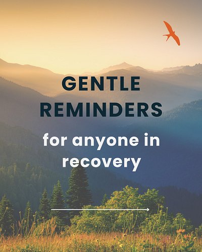 Wherever you are in your recovery, we’re glad you’re here. And you don’t have to do it alone. 💙