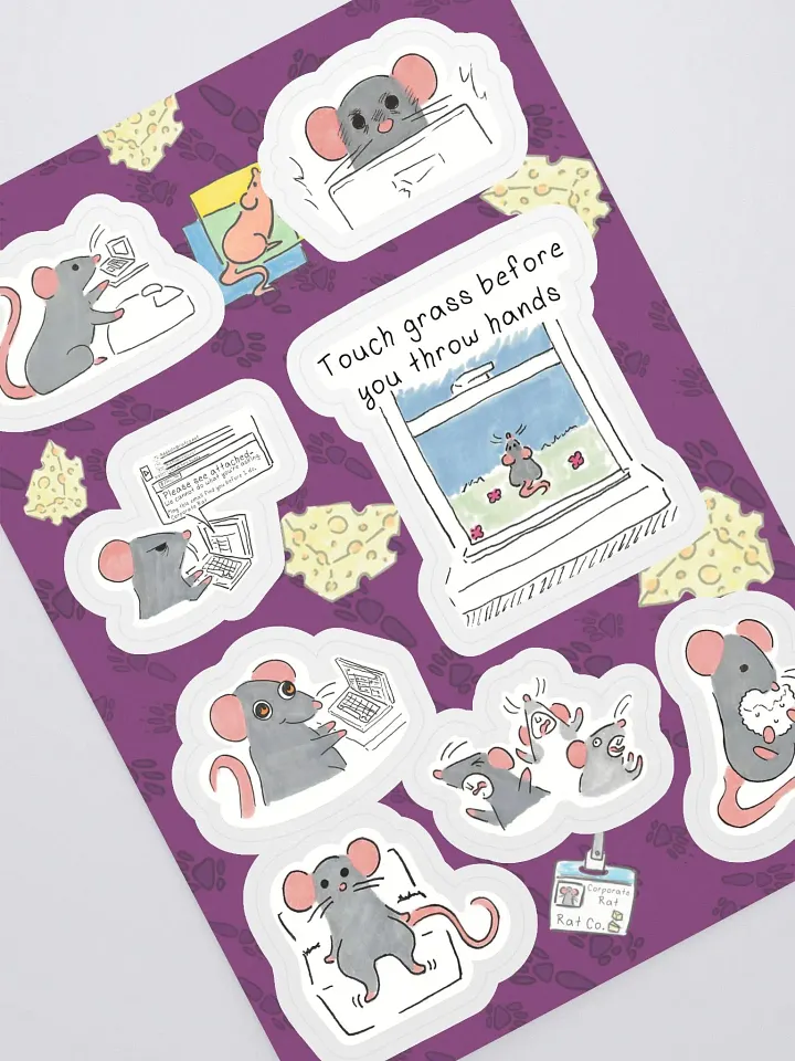 Work Emails Sticker Sheet product image (1)