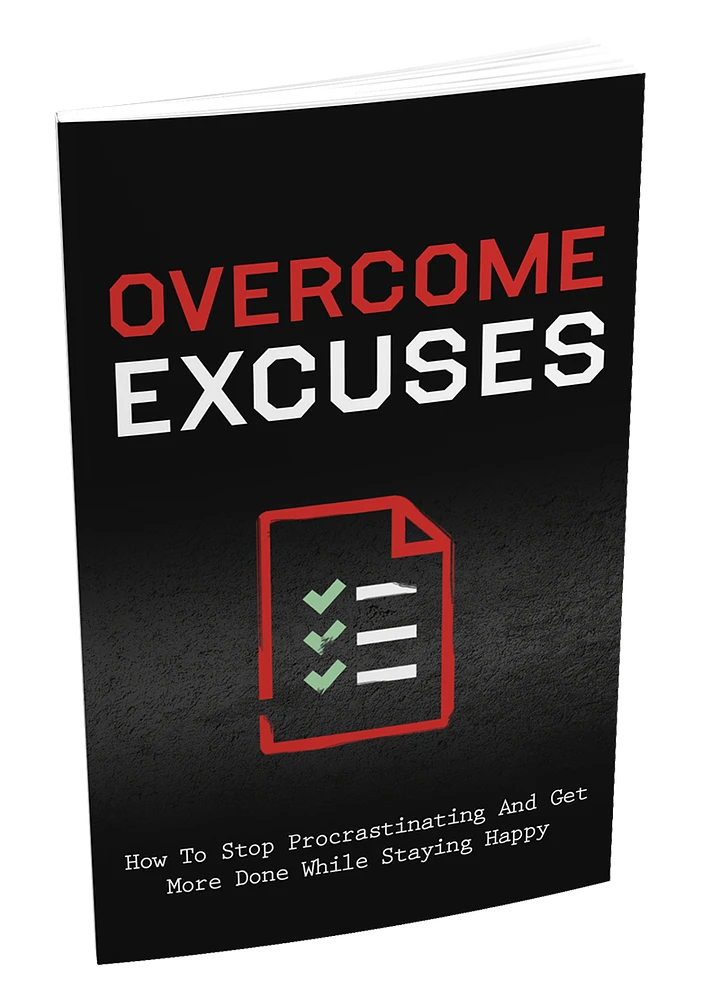 Overcome Excuses - Ebook product image (1)