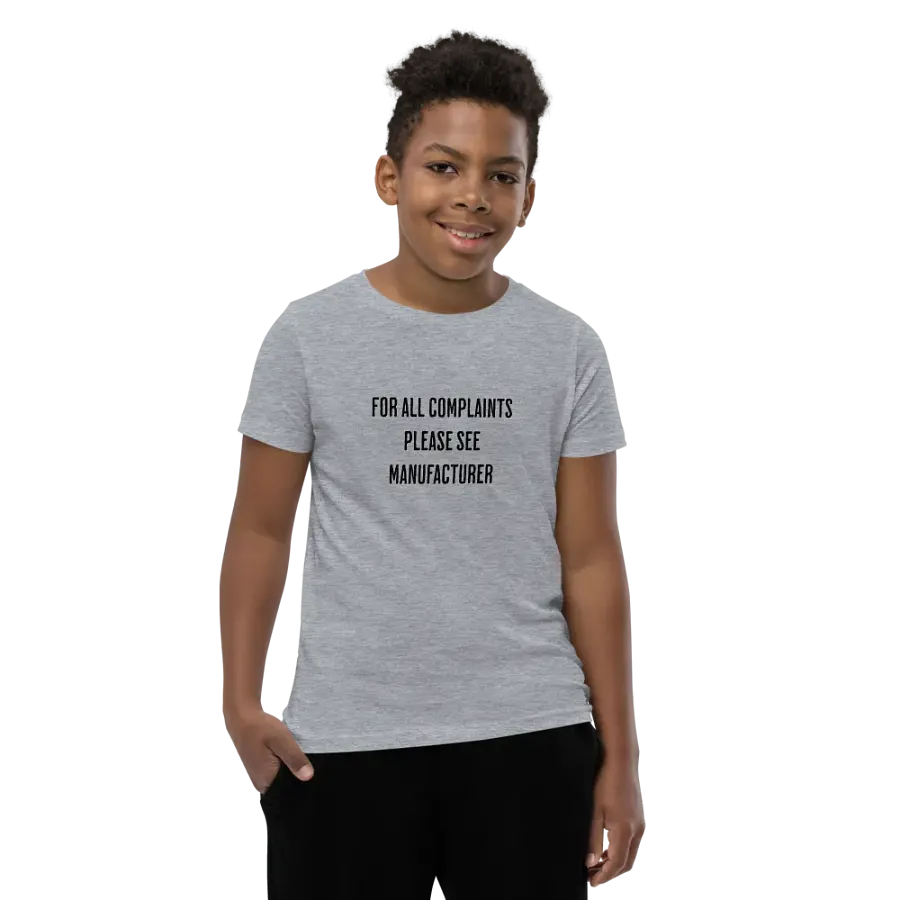 For All Complaints Please See Manufacturer - Youth T-Shirt product image (80)