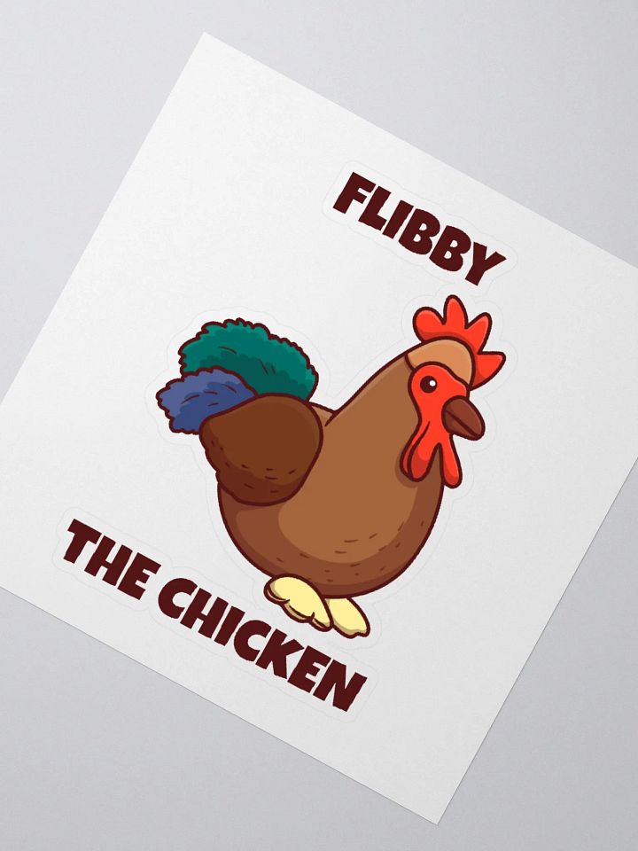 Flibby Sticker (with text) product image (2)