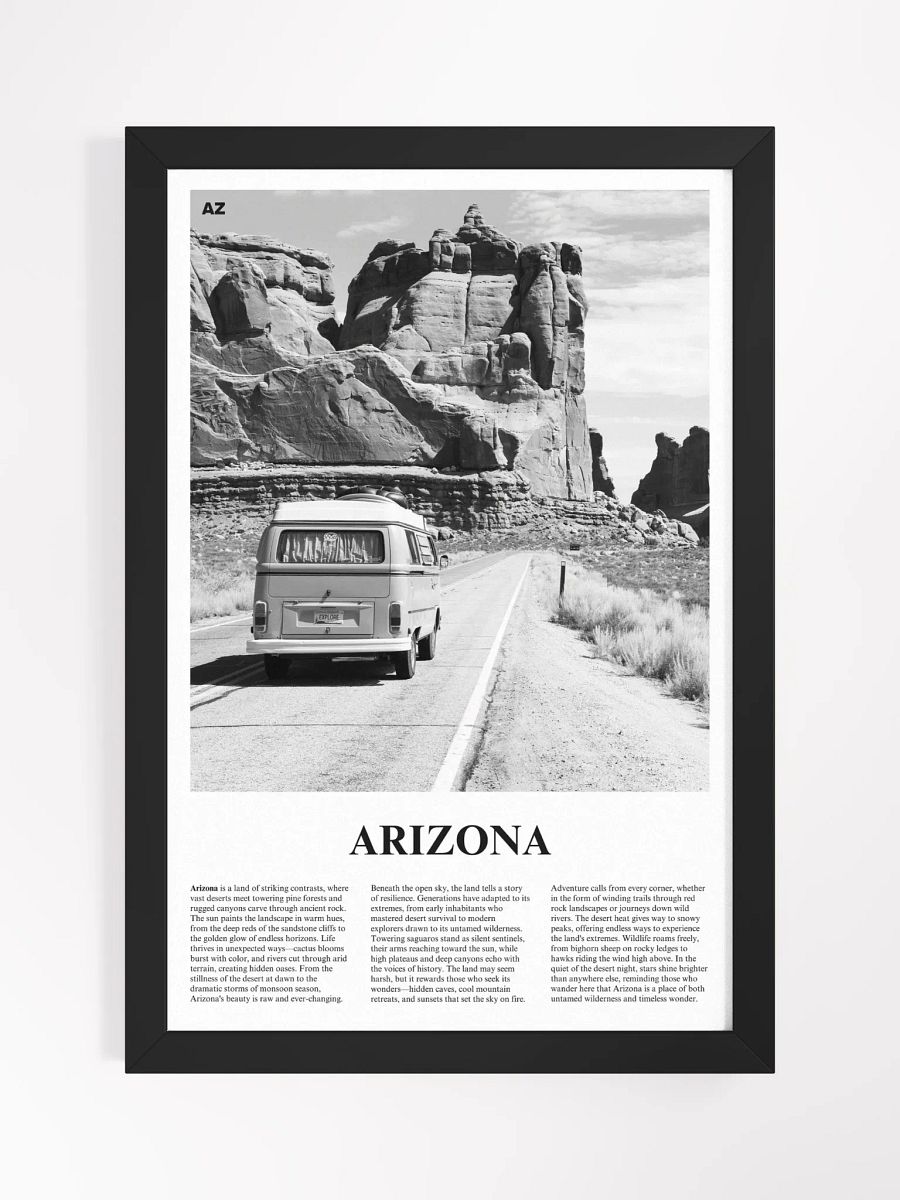 Arizona 03 Newspaper Poster | Framed product image (5)