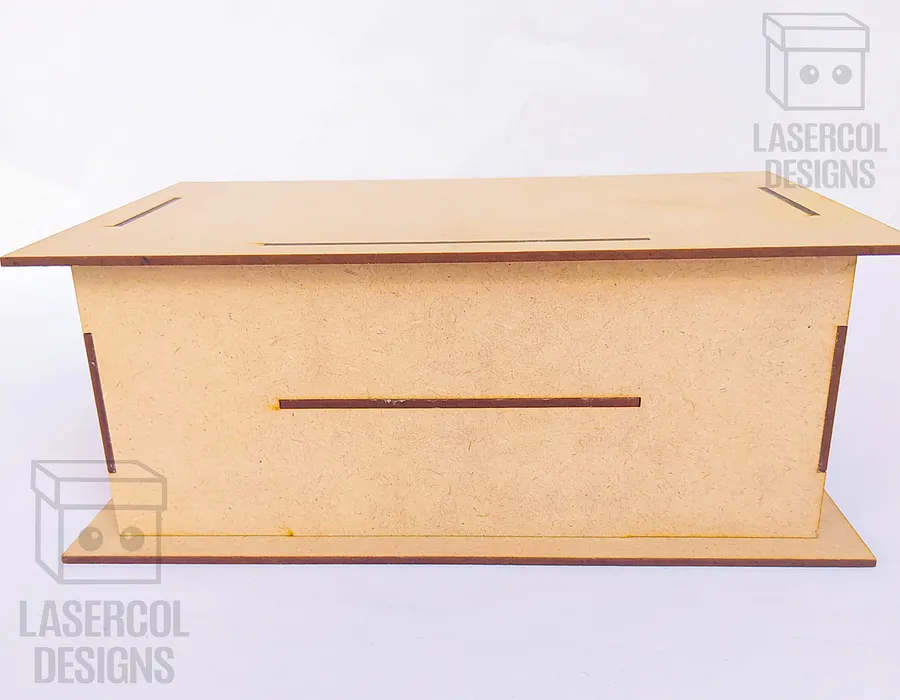 2 Drawers Desk Organizer - Laser Cut Files product image (7)