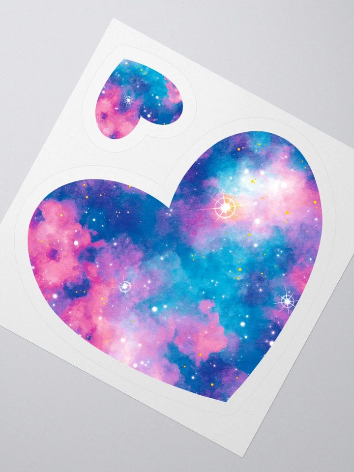 Cotton Candy Galaxy - Heart Sticker product image (2)