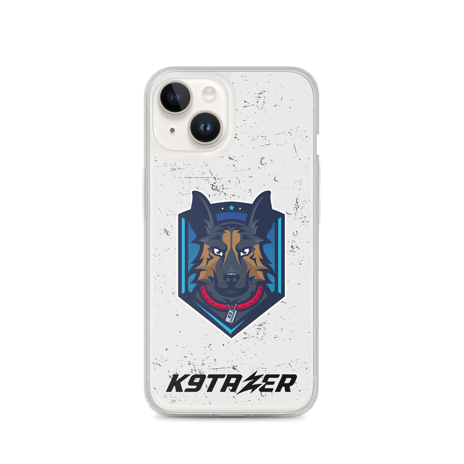 K9TaZer Emblem Clear iPhone Case product image (1)
