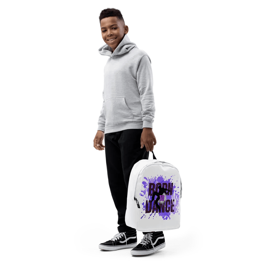 Born to Dance His Silhouette All-Over Backpack product image (7)