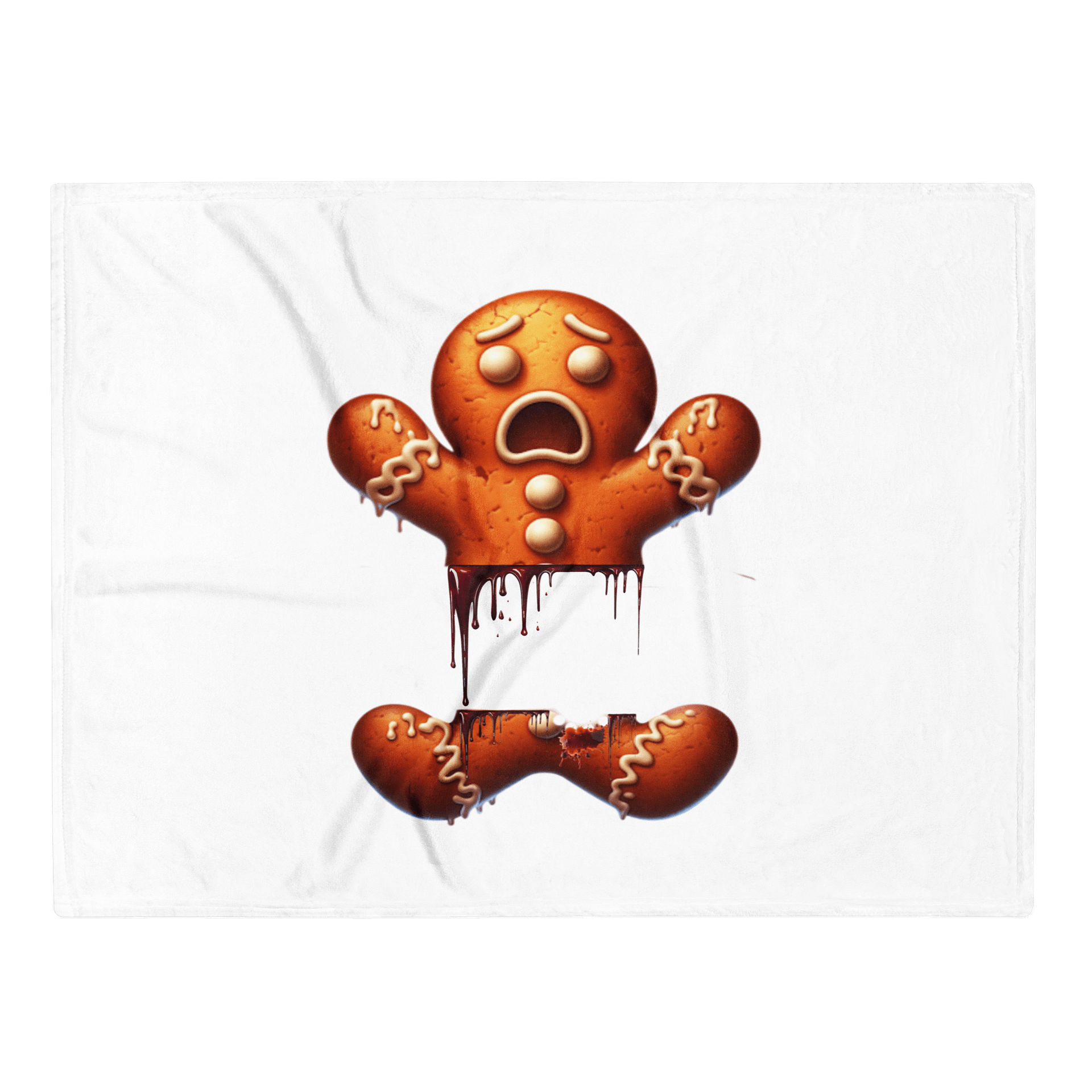 Distressed Gingerbread Man Throw Blanket product image (2)