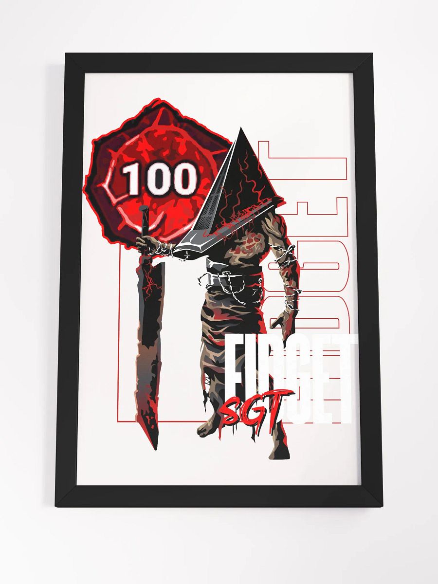 P100 Pyramid Head - Framed Poster product image (4)
