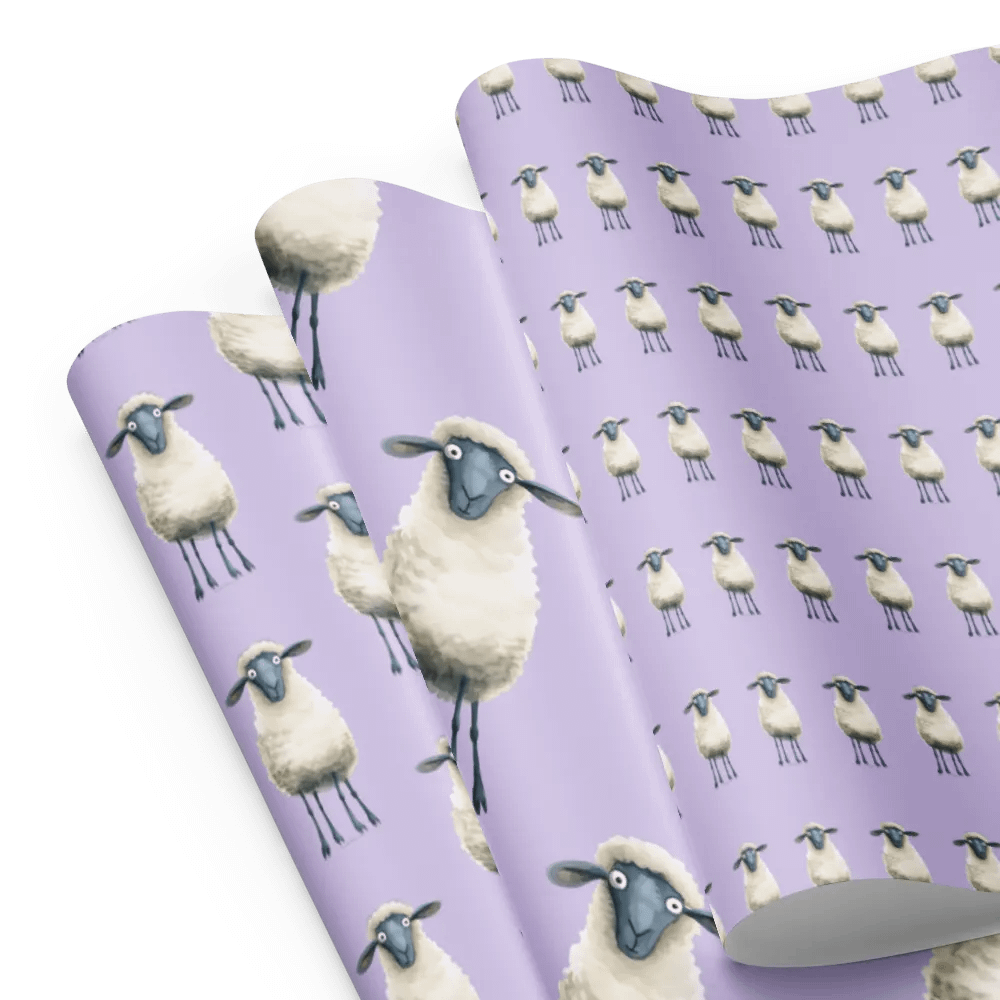 Quirky Sheep Wrapping paper product image (8)