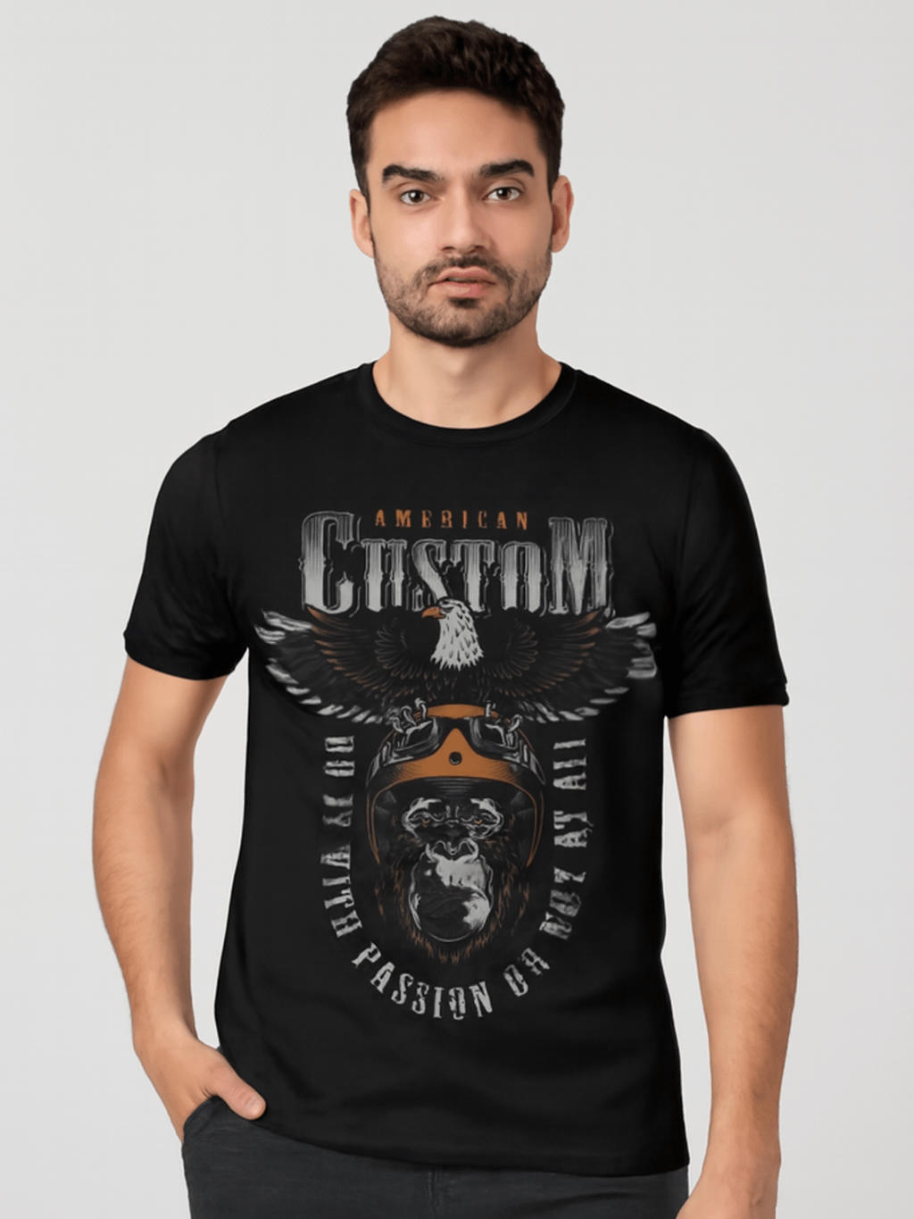 Ride It Like You Stole It Eagle & Gorilla T-Shirt product image (1)