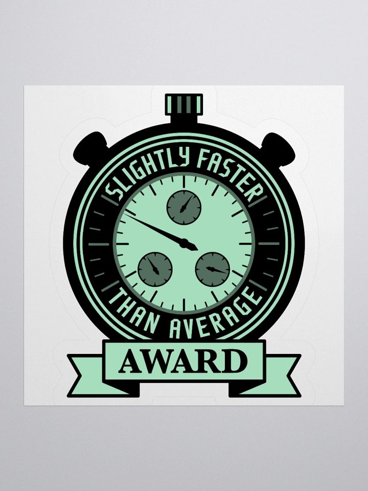 Slightly Faster Award Sticker product image (2)