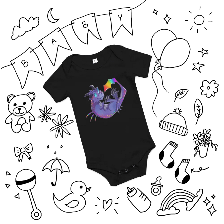 Rainbow Nycta Baby Onesie product image (12)