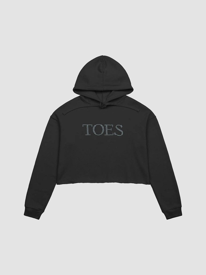 TOES fleece crop hoodie product image (2)